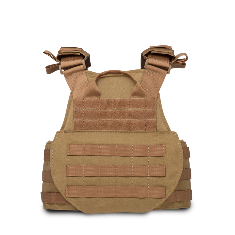 Sentinel High Mobility Plate Carrier - Coyote Brown (Back)