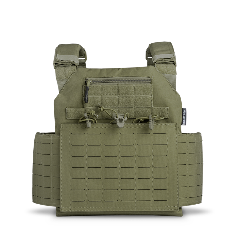 Achilles Laser Cut Plate Carrier - OD Green