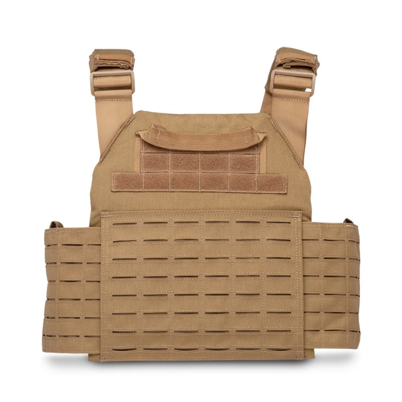 Achilles Laser Cut Plate Carrier - Coyote Brown (Back Handle Down)