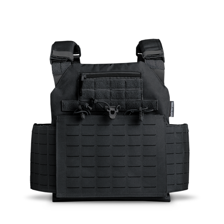 Achilles Laser Cut Plate Carrier - Black