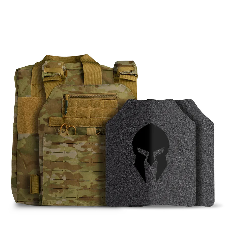 Spartan™ Omega™ AR500 Steel Body Armor Tactical Response Kit - MultiCam®