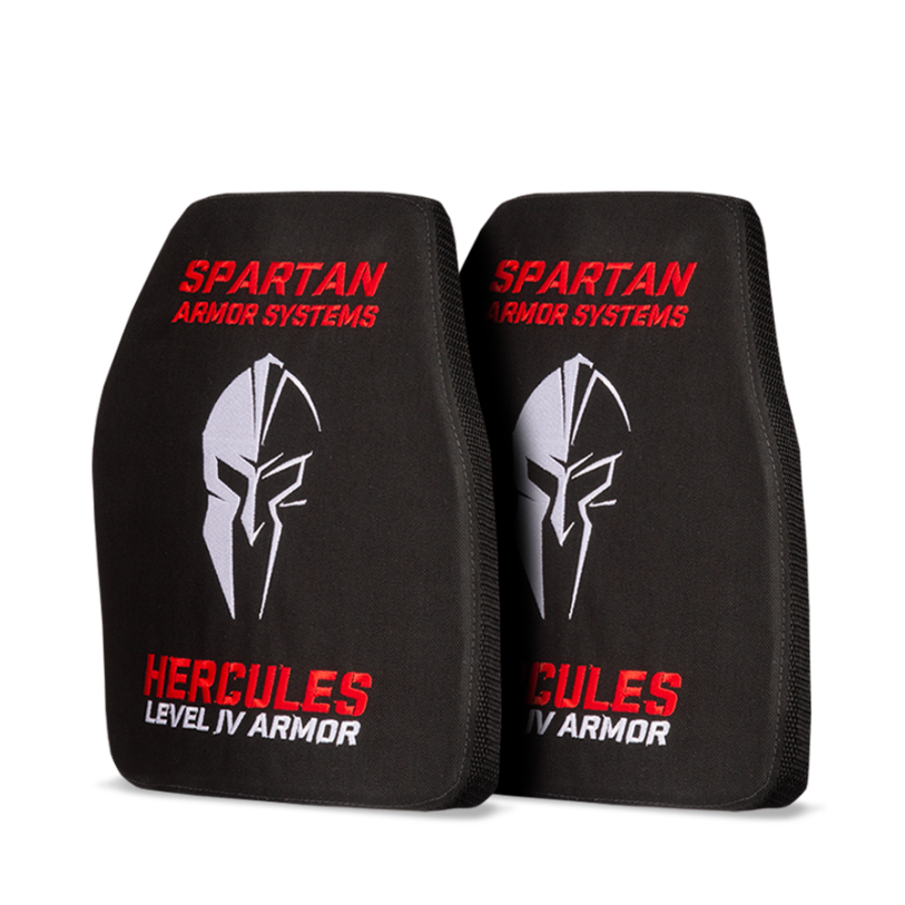 Hercules Ceramic Level IV Body Armor Plate - Spartan Armor Systems® DOUBLE LT