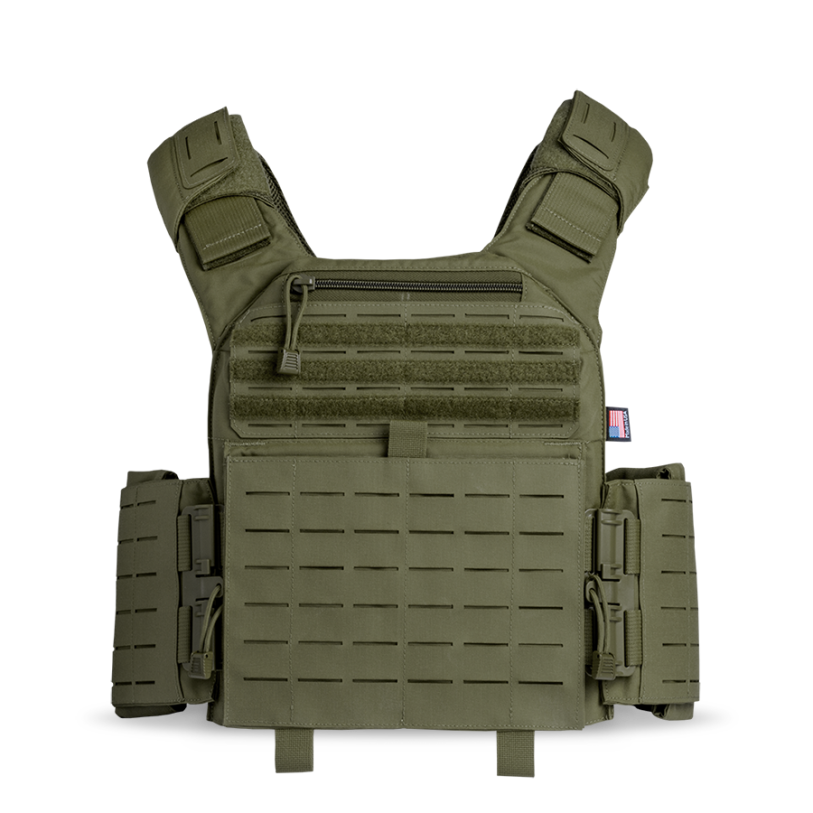 Leonidas Legend Plate Carrier - USA Made - Ranger Green