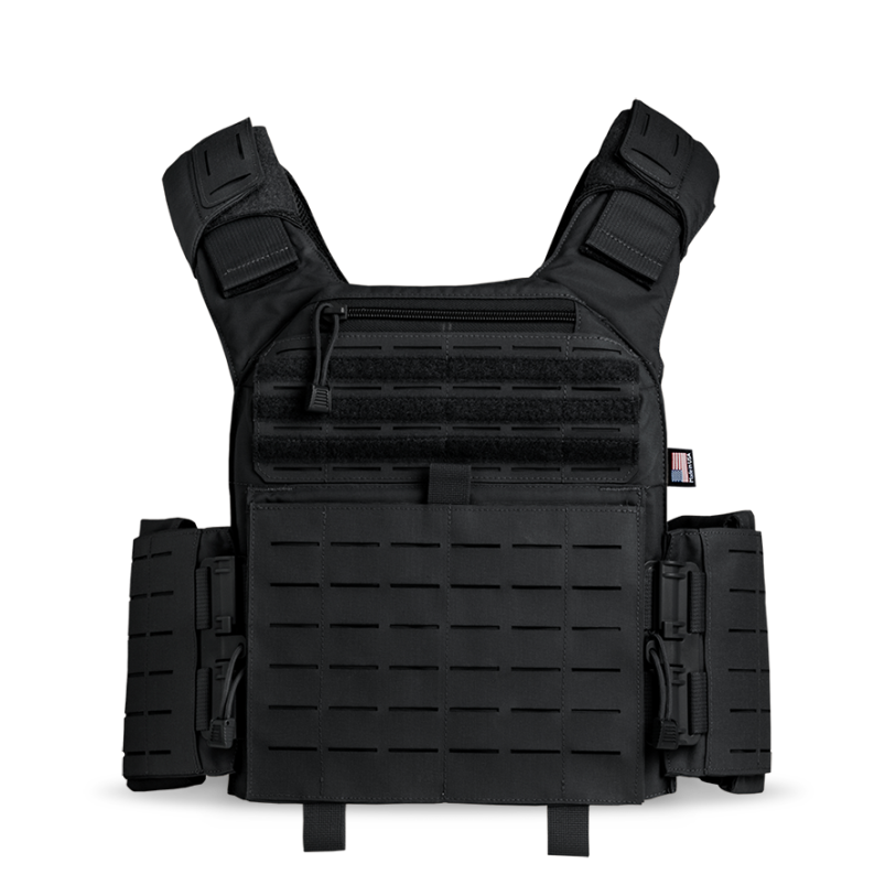Leonidas Legend Plate Carrier - USA Made - Black