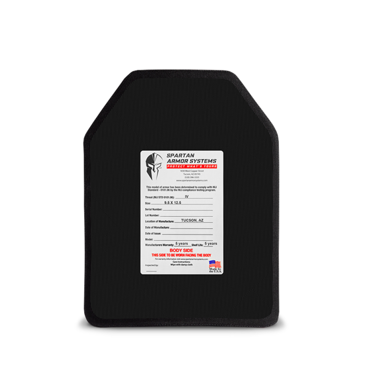 Hercules Xtreme Level IV Multi-Hit Ceramic Body Armor (Back)