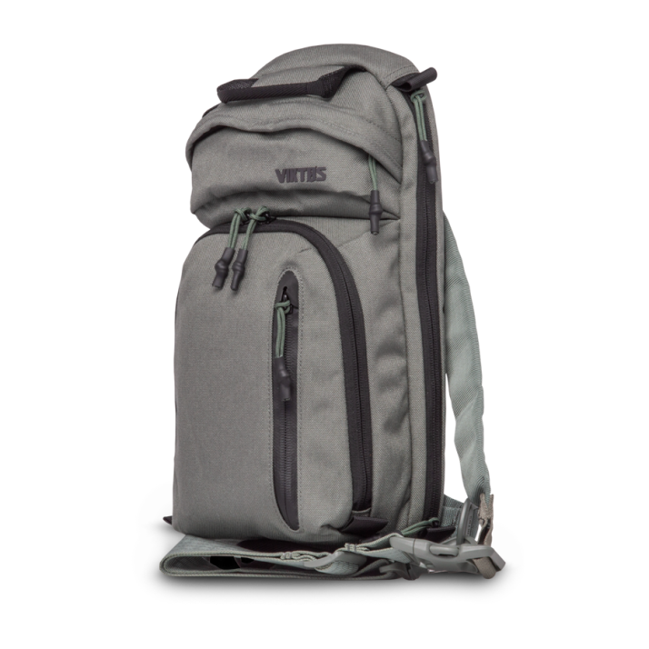 VIKTOS Upscale 3 CCW Slingbag (Greyman) - Front Facing Left - Spartan Armor Systems®