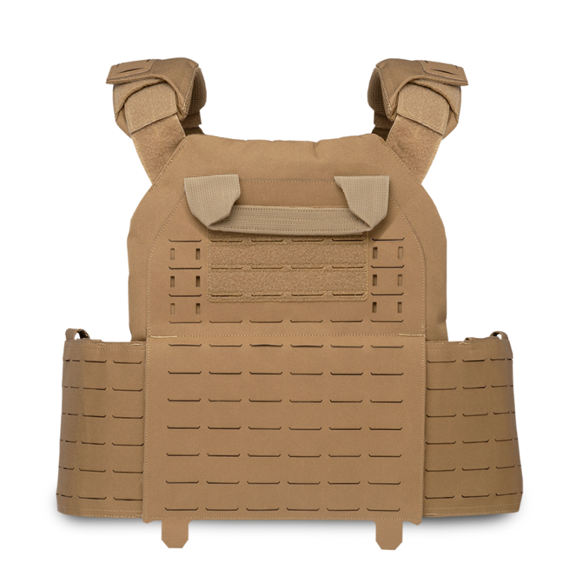 Titan - Modular - Plate Carrier - Coyote Brown (Back Handle Down)