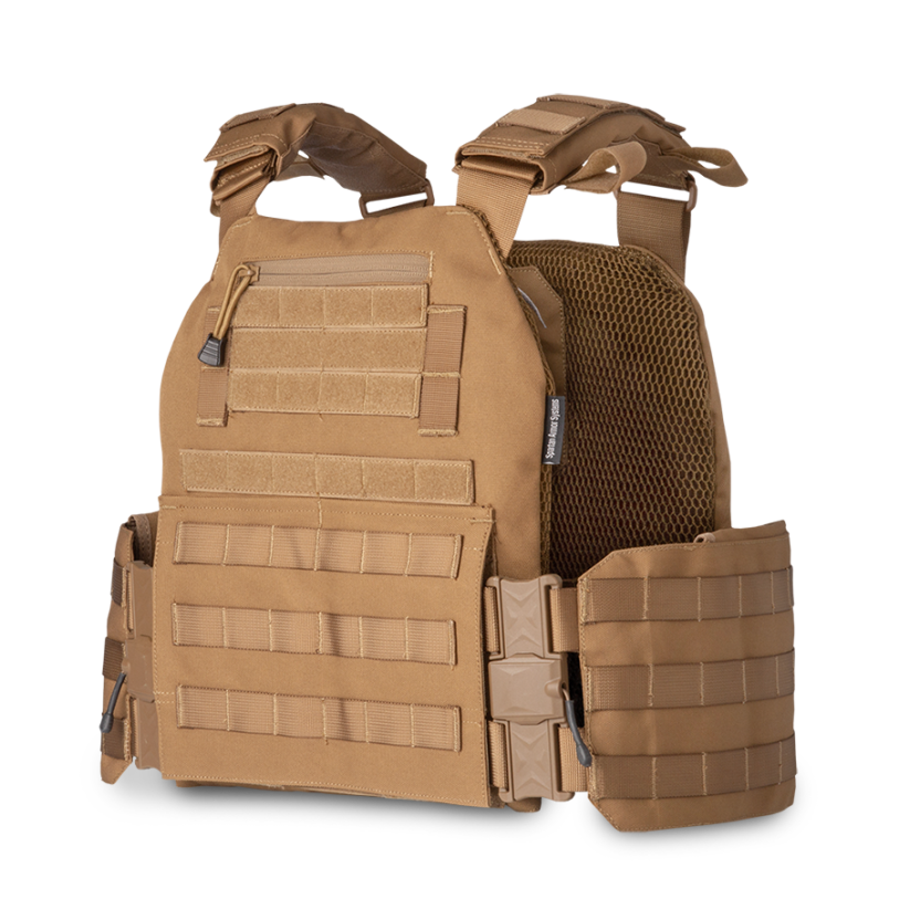 Legion Gen 2 Plate Carrier - Coyote Brown (Facing Left)