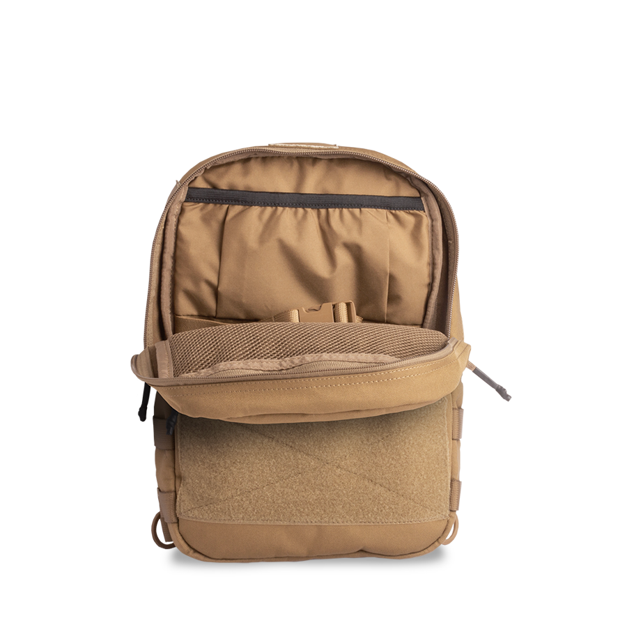 Spartan Plate Carrier Mini Pack - Coyote Brown - Open