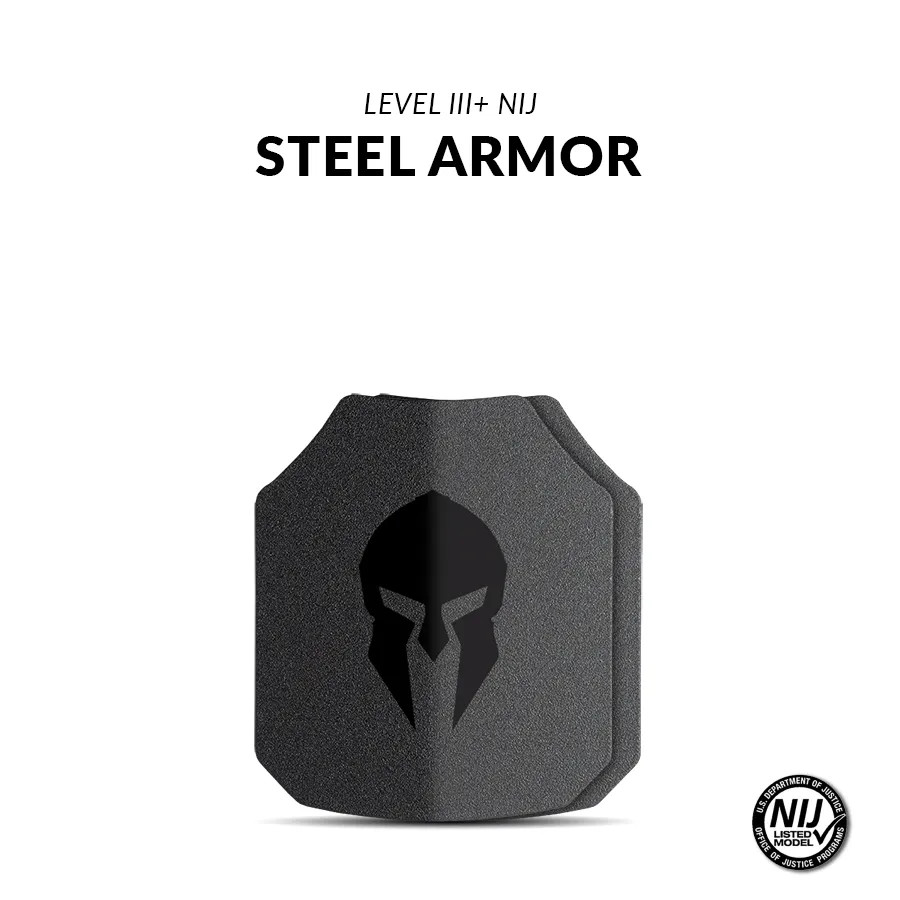 Level III+ NIJ Steel Armor