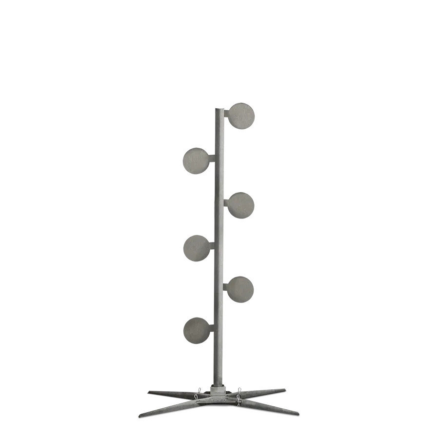 The Target Man Dueling Tree Steel Shooting Target - 6 Paddle Kit
