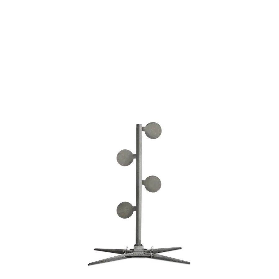 The Target Man Dueling Tree Steel Shooting Target - 4 Paddle Kit
