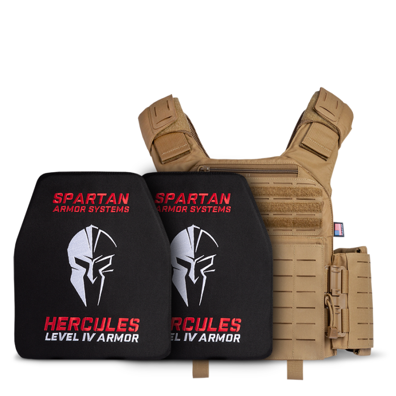 Leonidas Legend with Hercules Level IV Body Armor Package - Coyote Brown