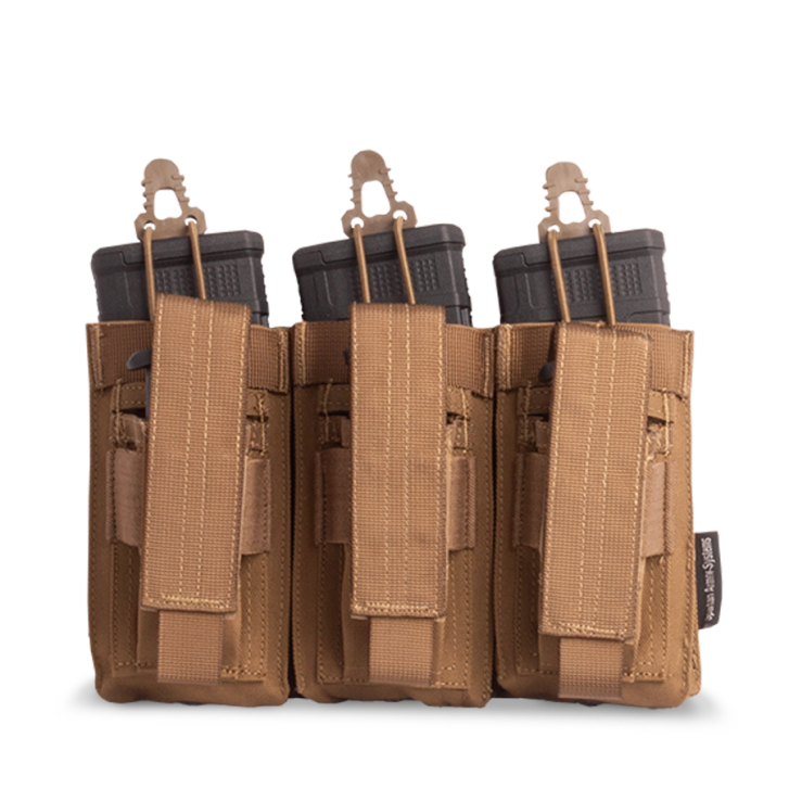 Titan Triple Kangaroo Mag Pouch - Coyote Brown