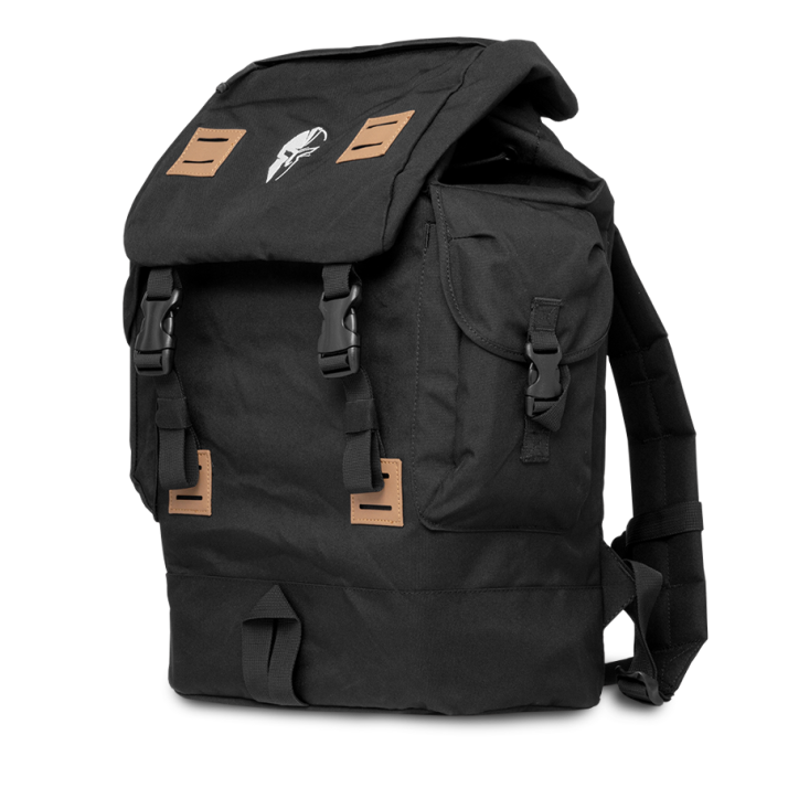 Ruck Sack with Spartan Helmet Embroidery (Facing Left)