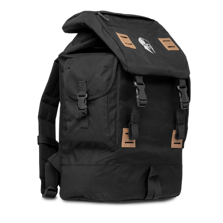 Ruck Sack with Spartan Helmet Embroidery (Facing Right)