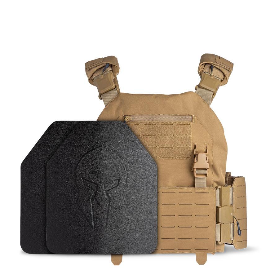 Tactical Scorpion Gear Spall Coating Add-On – Polyurea Armor Plate Coating For AR500 Steel Plates (2 Plates)