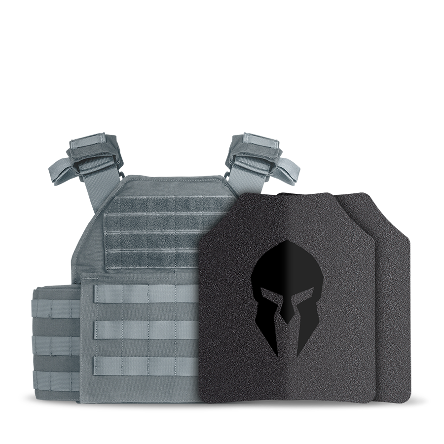 AR500 Body Armor Level III | Sentinel Triple Pack - Gray