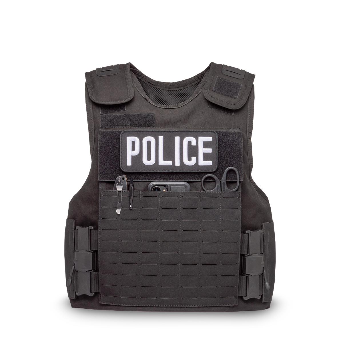 Sentinel Legend Tactical Vest - Black (w/Accessories) 