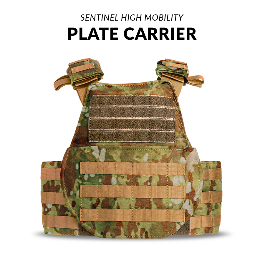 Sentinel High Mobility Plate Carrier - Camo