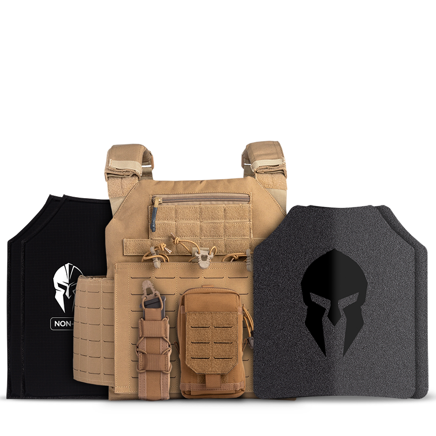 AR500 Body Armor Level III | Achilles Loadout - Coyote Brown