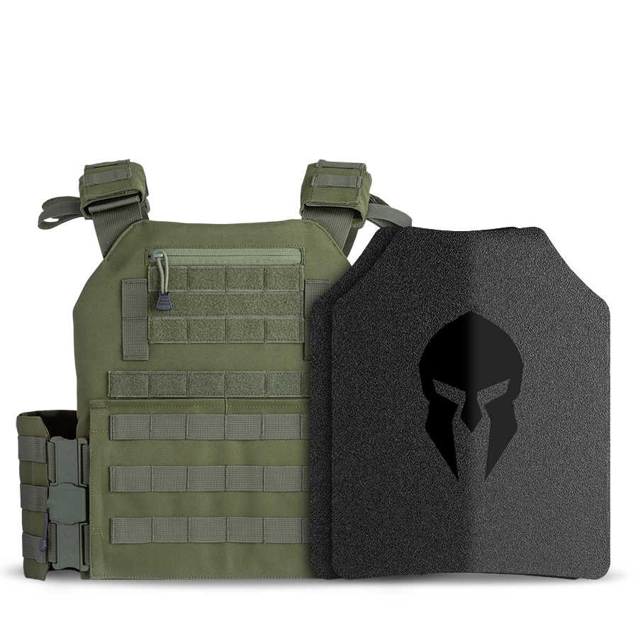 AR500 Body Armor Level III 11 x 14 | Legion Gen 2 Package - OD Green