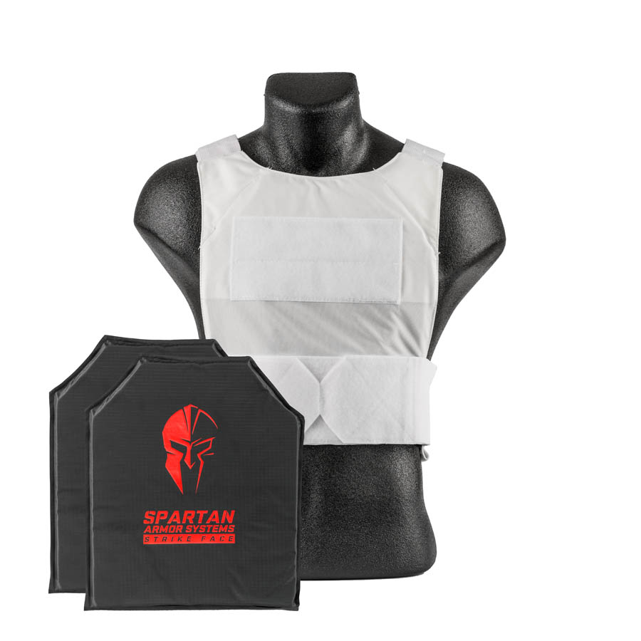 Body Armor, Bullet Proof Vest, AR500 Steel Plates, Base Frag Coating-  Plate Carrier Gray, Body Armor Megastore