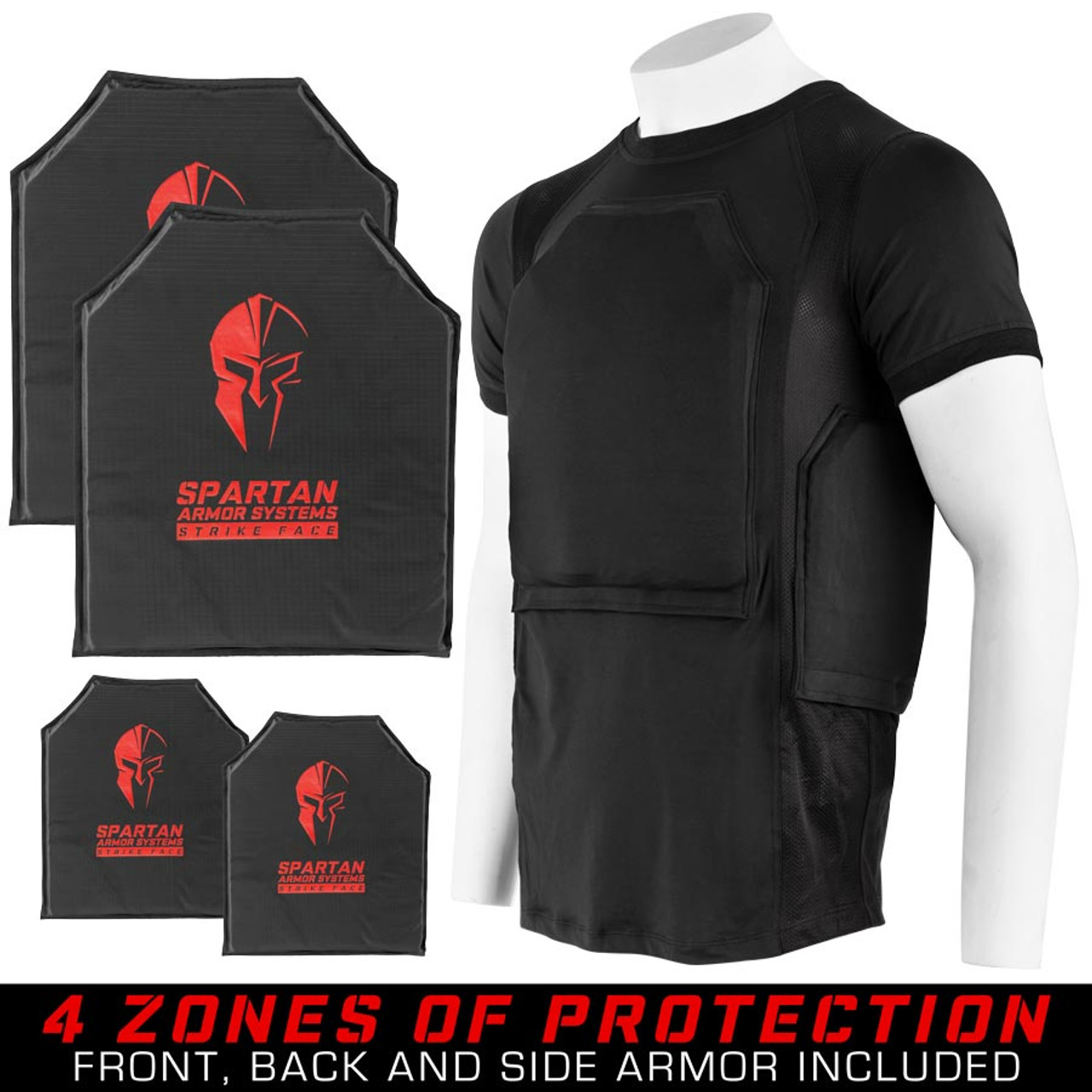 Ghost Concealment Shirt with Flex Fused Core Level IIIA Soft Armor Panels -  By Spartan Armor Systems®