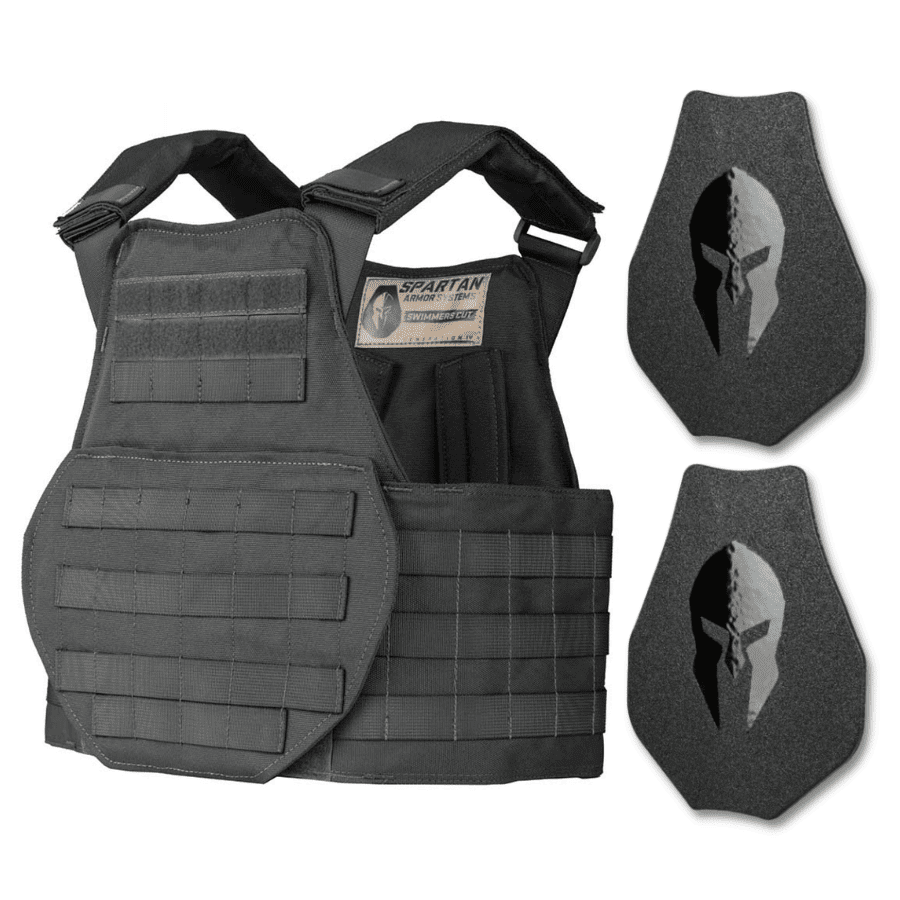 Spartan Armor Systems Armor Systems Flexed Fused Core IIIA Soft Body Armor DL Concealment Plate Carrier Tan Medium-Extra Large