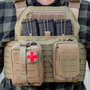 Advanced Individual First Aid Kit - Coyote Brown (Lifestyle 03)