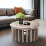 EV19111#30" Montclair Marble Coffee Table