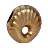 EV19136-01#Metal, 10" Haven Small Vase, Gold