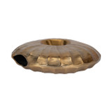 EV19136-01#Metal, 10" Haven Small Vase, Gold