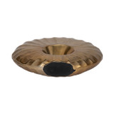 EV19136-01#Metal, 10" Haven Small Vase, Gold