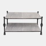 EV19172-03#Metal, 39" Elliot Coffee Table, Black, K/d