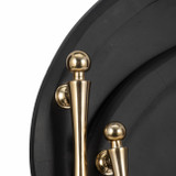 EV19190#S/2 25/29" Cylde Wood Trays, Black