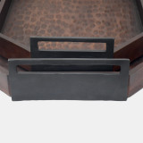 EV19191#S/2 25/30" Jones Wood Trays, Brown