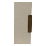 EV19209#17x7" Carley Resin Box, Ivory