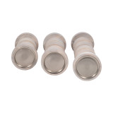 EV19273-02#S/3 13/17/22" Hollis Wood Candle Sticks, Antique W