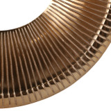 EV19277#Metal, S/5 10/14/18/22/25" Pepin Gold Wall Rings