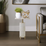 EV19164#23" Lolla White Marble Table