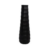 EV19175-02#23" Terini Medium  Metal Vase, Black