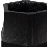 EV19175-02#23" Terini Medium  Metal Vase, Black