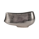 EV19177-02#Metal, 14" Andria Medium Silver Vase