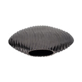 EV19178-03#Metal, 17" Foril Large Graphite Vase