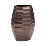 EV19186-01#Metal, 10" Friston Small Bronze Vase