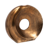 EV19226-02#12" Belvine, Metal Cut-out Vase, Bronze