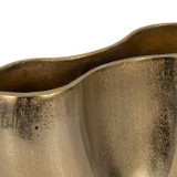 EV19233-02#11" Abyss Arrow Shaped Metal Vase, Gold