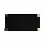 EV19287#S/2 18/22" Pratt Black Resin Trays