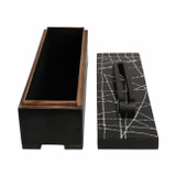 EV19288#18" Pratt Black Resin  Box